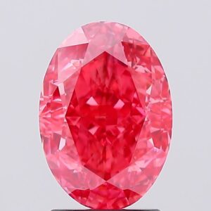 2.52 carat,  colour, SI1 clarity, Oval shape, Lab Grown Diamond.