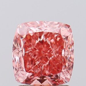 1.76 carat,  colour, VVS2 clarity, Cushion shape, Lab Grown Diamond.