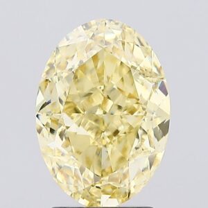 3.03 carat,  colour, VVS2 clarity, Oval shape, Lab Grown Diamond.