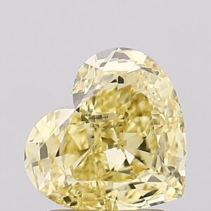 1.66 carat,  colour, VS1 clarity, Heart shape, Lab Grown Diamond.