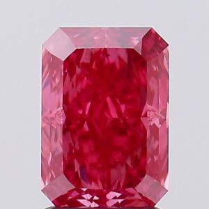2.07 carat,  colour, SI1 clarity, Radiant shape, Lab Grown Diamond.