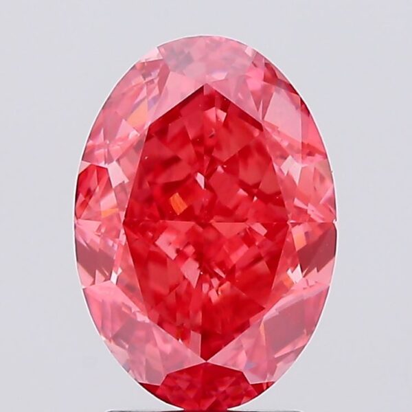 3.02 carat,  colour, VS2 clarity, Oval shape, Lab Grown Diamond.