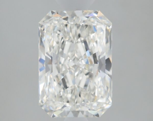1.61 carat, F colour, VVS2 clarity, Radiant shape, Lab Grown Diamond.