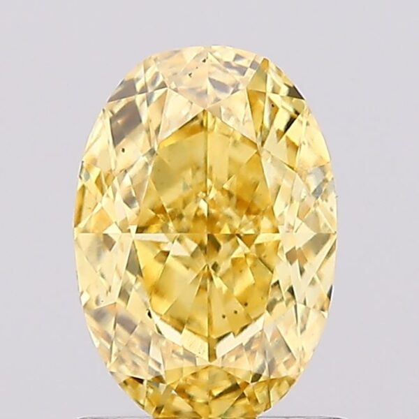 1.11 carat,  colour, VVS2 clarity, Oval shape, Lab Grown Diamond.