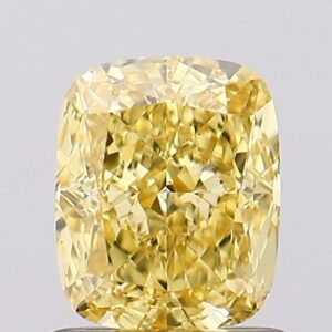 1.04 carat,  colour, VVS2 clarity, Cushion shape, Lab Grown Diamond.
