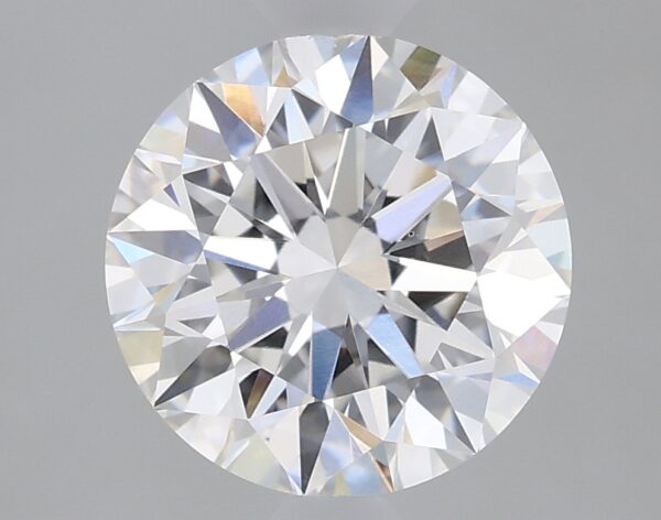 1.51 carat, E colour, VS1 clarity, Round shape, Lab Grown Diamond.
