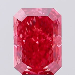 5.02 carat,  colour, SI2 clarity, Radiant shape, Lab Grown Diamond.