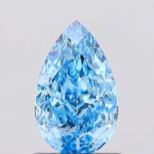 1.01 carat,  colour, SI1 clarity, Pear shape, Lab Grown Diamond.