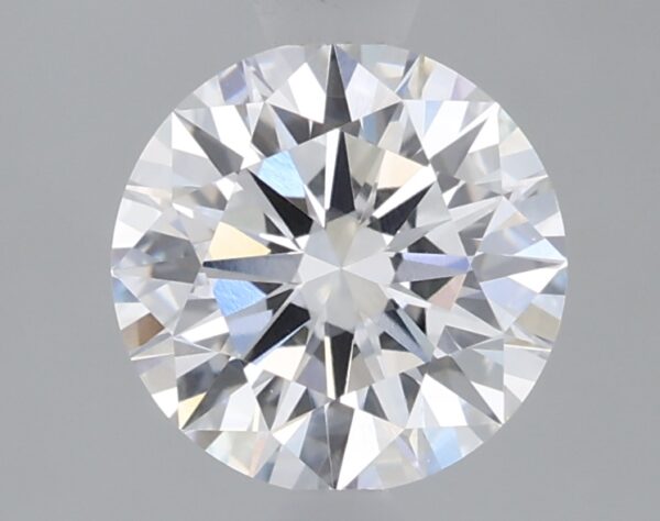 1.05 carat, E colour, IF clarity, Round shape, Lab Grown Diamond.