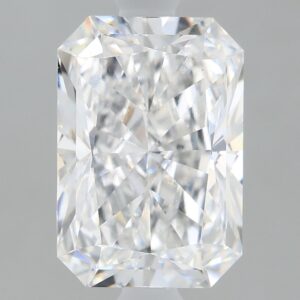 1.66 carat, E colour, VS1 clarity, Radiant shape, Lab Grown Diamond.