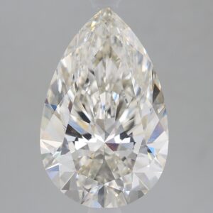 3.32 carat, G colour, VS1 clarity, Pear shape, Lab Grown Diamond.