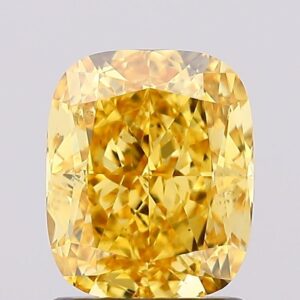 1.69 carat,  colour, VS1 clarity, Cushion shape, Lab Grown Diamond.