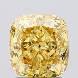 2.06 carat,  colour, SI1 clarity, Cushion shape, Lab Grown Diamond.