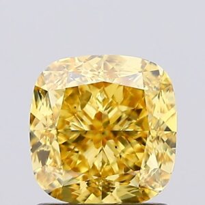 1.47 carat,  colour, SI1 clarity, Cushion shape, Lab Grown Diamond.