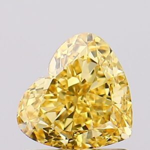 1.03 carat,  colour, VS1 clarity, Heart shape, Lab Grown Diamond.