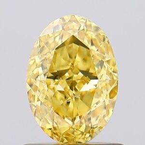 1 carat,  colour, SI1 clarity, Oval shape, Lab Grown Diamond.