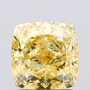 1.75 carat,  colour, VS1 clarity, Cushion shape, Lab Grown Diamond.