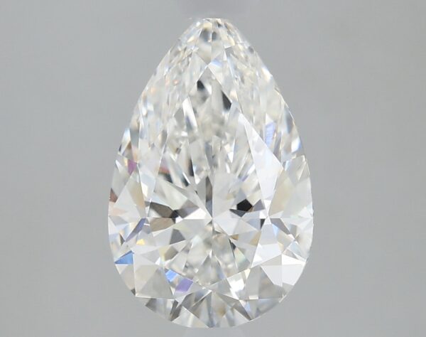 1.37 carat, E colour, VVS1 clarity, Pear shape, Lab Grown Diamond.