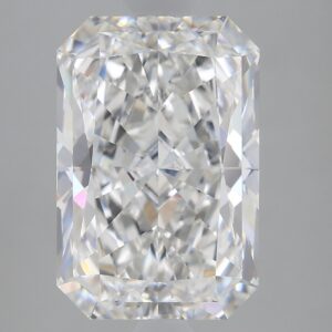 3.01 carat, E colour, VS1 clarity, Radiant shape, Lab Grown Diamond.
