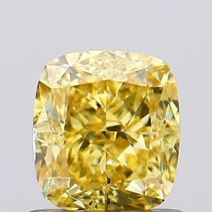 1.04 carat,  colour, SI1 clarity, Cushion shape, Lab Grown Diamond.