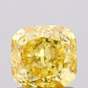 1.41 carat,  colour, VS1 clarity, Cushion shape, Lab Grown Diamond.
