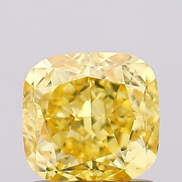 1.41 carat,  colour, VS1 clarity, Cushion shape, Lab Grown Diamond.