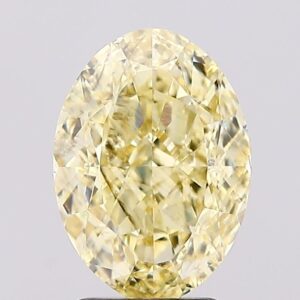 3.12 carat,  colour, SI1 clarity, Oval shape, Lab Grown Diamond.