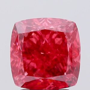 2.62 carat,  colour, SI1 clarity, Cushion shape, Lab Grown Diamond.