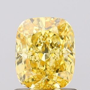 1.29 carat,  colour, VS2 clarity, Cushion shape, Lab Grown Diamond.