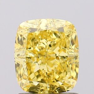 1.27 carat,  colour, VS2 clarity, Cushion shape, Lab Grown Diamond.