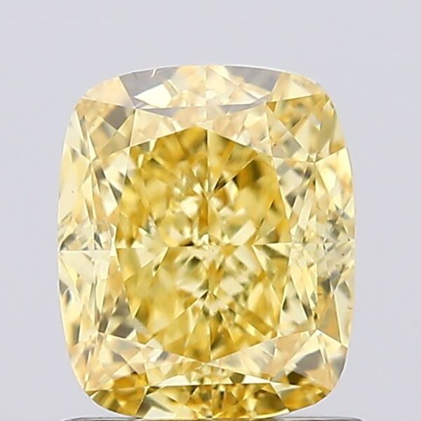 1.15 carat,  colour, VS1 clarity, Cushion shape, Lab Grown Diamond.