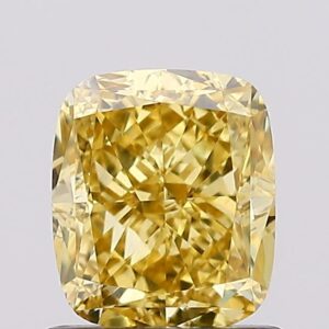 1.08 carat,  colour, VVS2 clarity, Cushion shape, Lab Grown Diamond.