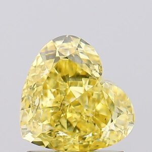 1.27 carat,  colour, VS2 clarity, Heart shape, Lab Grown Diamond.