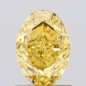1.05 carat,  colour, SI1 clarity, Oval shape, Lab Grown Diamond.