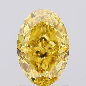1.41 carat,  colour, SI1 clarity, Oval shape, Lab Grown Diamond.