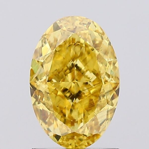 1.41 carat,  colour, SI1 clarity, Oval shape, Lab Grown Diamond.