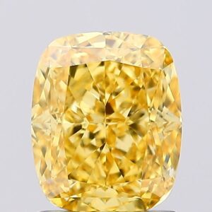 1.53 carat,  colour, VS1 clarity, Cushion shape, Lab Grown Diamond.