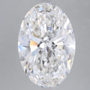 5.16 carat, E colour, VS1 clarity, Oval shape, Lab Grown Diamond.