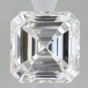 2.21 carat, F colour, VS1 clarity, Asscher shape, Lab Grown Diamond.