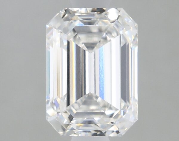1.63 carat, D colour, VVS2 clarity, Emerald shape, Lab Grown Diamond.