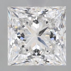 1.18 carat, E colour, VVS1 clarity, Princess shape, Lab Grown Diamond.