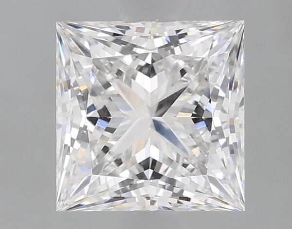 1.18 carat, E colour, VVS1 clarity, Princess shape, Lab Grown Diamond.