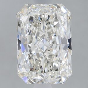 1.61 carat, G colour, VS1 clarity, Radiant shape, Lab Grown Diamond.