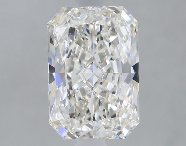 1.61 carat, G colour, VS1 clarity, Radiant shape, Lab Grown Diamond.