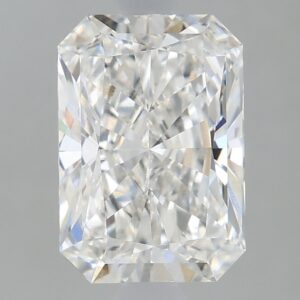 1.61 carat, F colour, VVS2 clarity, Radiant shape, Lab Grown Diamond.