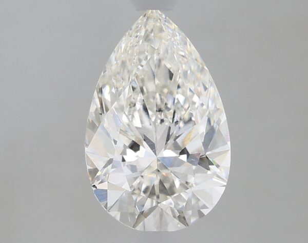 1.67 carat, F colour, VS1 clarity, Pear shape, Lab Grown Diamond.