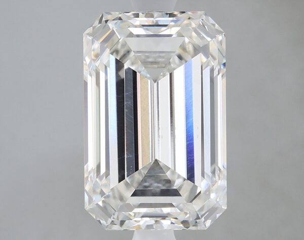 3.33 carat, G colour, VS1 clarity, Emerald shape, Lab Grown Diamond.