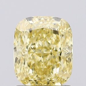 1.38 carat,  colour, VVS2 clarity, Cushion shape, Lab Grown Diamond.