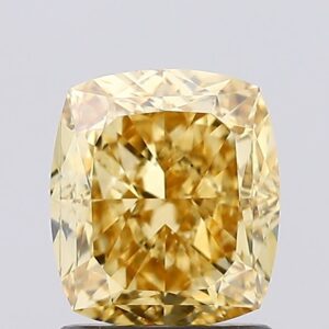 1.58 carat,  colour, VS1 clarity, Cushion shape, Lab Grown Diamond.
