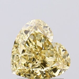 1.3 carat,  colour, VS1 clarity, Heart shape, Lab Grown Diamond.